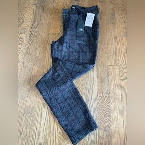 KUT | From the kloth beautiful plaid stretch fabric pant. Size 8. NWT.
